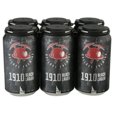 Wallace 1910 Black Lager In Cans - 6-12 Fl. Oz. - Image 3