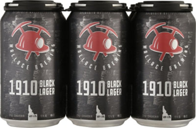 Wallace 1910 Black Lager In Cans - 6-12 Fl. Oz. - Image 2