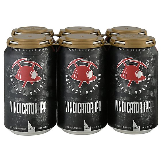 Wallace Vindicator Ipa In Cans - 6-12 Fl. Oz.