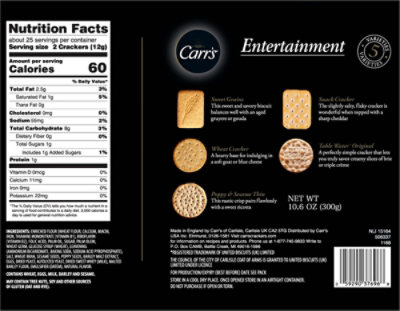 Carrs Entertainment Cracker Collection Variety Pack - 10.6 Oz - Image 4