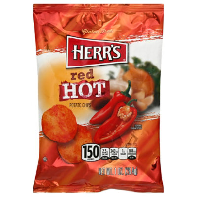 Herrs Red Hot Potato Chip - 1Oz - jewelosco