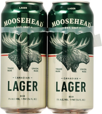 Moosehead Lager In Cans - 4-16 Fl. Oz. - Image 2
