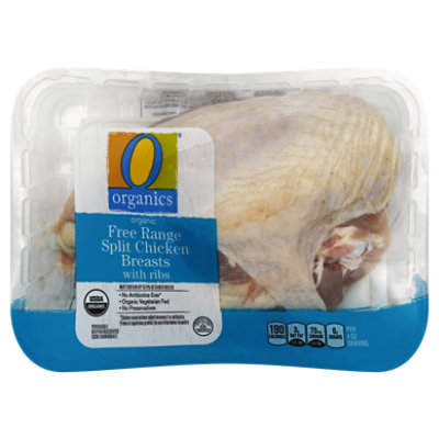 O Organics Organic Chicken Breast Split - 1 LB