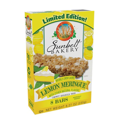 Sunbelt Bakery Lemon Meringue Chewy Granola Bars 8pk - 8.27 Oz - Image 1
