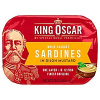King Oscar Sardines In Dijon Mustard One Layer Can - 3.75 Oz - Image 2