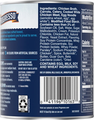 PROGRESSO Light Soup Creamy Chicken Noodle Can - 18.5 Oz - Image 6