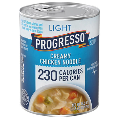 PROGRESSO Light Soup Creamy Chicken Noodle Can - 18.5 Oz - Image 1