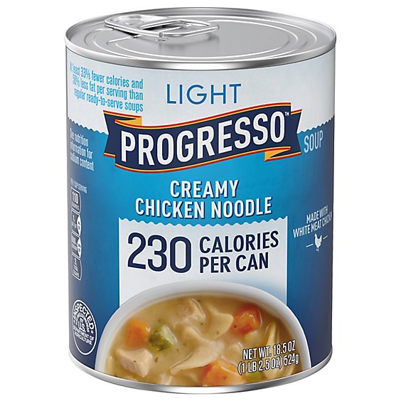 PROGRESSO Light Soup Creamy Chicken Noodle Can - 18.5 Oz