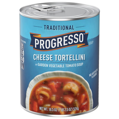 PROGRESSO Traditional Soup Cheese Tortellini Can - 18.5 Oz