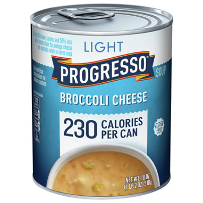 PROGRESSO Light Soup Broccoli Cheese Can - 18 Oz