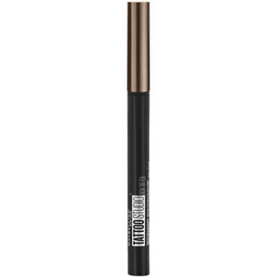 Maybelline Tattoo Studio Medium Brown Brow Tint Pen Makeup - 0.03 Oz - Image 1