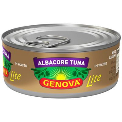 Genova Tuna Albacore In Water With Sea Salt Can - 5 Oz - Image 2