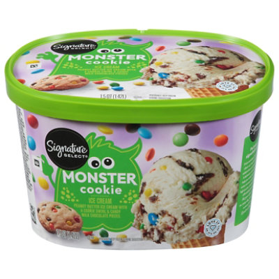 Signature SELECT Ice Cream Cookie Monster - 1.5 QT - Image 1