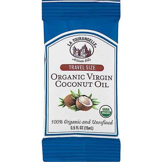 La Tourangelle Organic Oil Coconut Virgin - 0.5 Oz