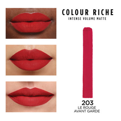 L'Oreal Paris Colour Riche Le Rouge Avant-Garde Intense Volume Matte Lipstick - 0.06 Oz - Image 3