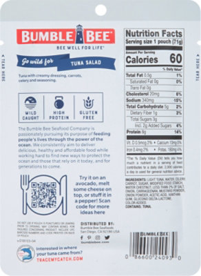 Bumble Bee Tuna Salad With Spoon In Pouch - 2.5 Oz - Image 6