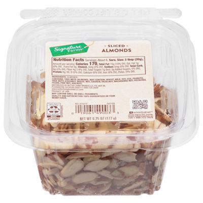 Natural Sliced Almonds - 6.25 Oz.