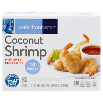 waterfront BISTRO Shrimp Coconut With Sweet Chili Sauce 10 Count - 9 Oz - Image 3