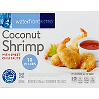 waterfront BISTRO Shrimp Coconut With Sweet Chili Sauce 10 Count - 9 Oz - Image 2