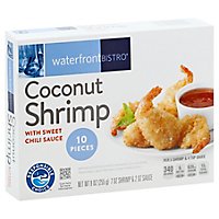 waterfront BISTRO Shrimp Coconut With Sweet Chili Sauce 10 Count - 9 Oz - Image 1