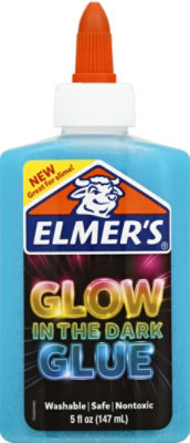 Elmers Glow In The Dark Glue Blue - 5 Oz - Image 2