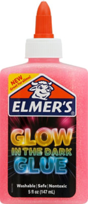 Elm Glow In The Dark Glu Pink 5oz 18/120 - Each - Image 2