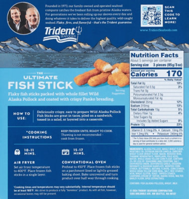 Trident Seafoods Ultimate Fish Stick - 15 Oz - Image 6