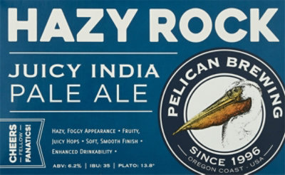 Pelican Hazy Rock Ipa In Cans - 72 Fl. Oz. - Image 4