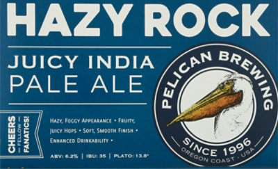 Pelican Hazy Rock Ipa In Cans - 72 Fl. Oz. - Image 2