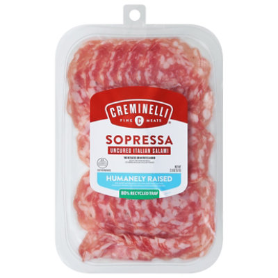 Creminelli Meats Italian Salami Uncured With Wine And Organic Garlic Sliced - 2 Oz - Image 1