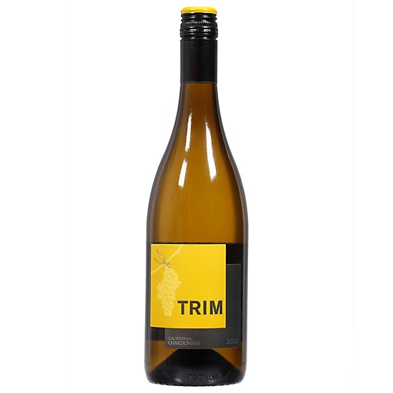 Trim Chardonnay California Unoaked Wine - 750 Ml
