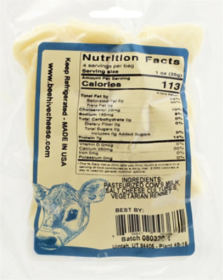 Beehive Cheese Squeaky Bee Cheese Curds - 4 Oz - Image 6