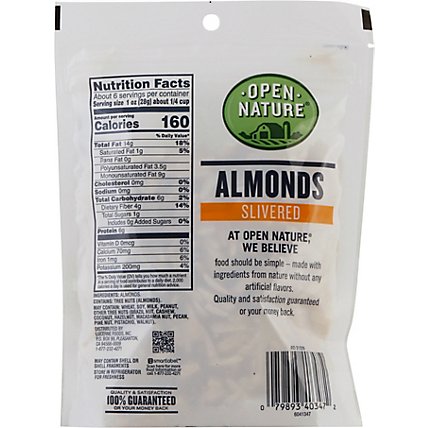 Open Nature Almonds Slivered Bag - 6 Oz - Image 6