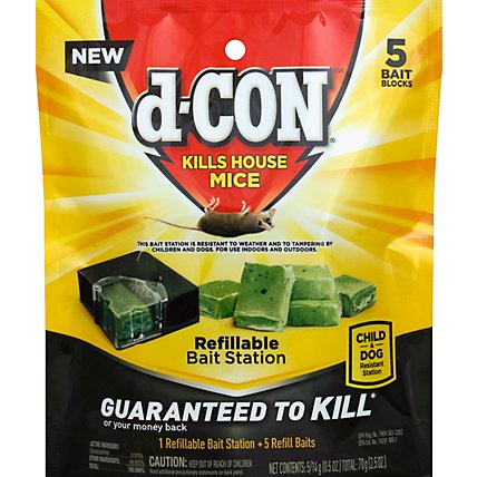 d-CON Cf Bait Staition Refll - 5 Count - Image 2