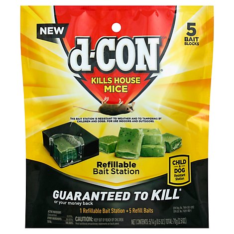 d-CON Cf Bait Staition Refll - 5 Count