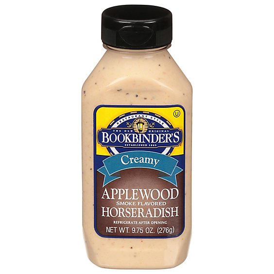 Bookbinders Horseradish Applwd Smk Cr - 9.75 Oz