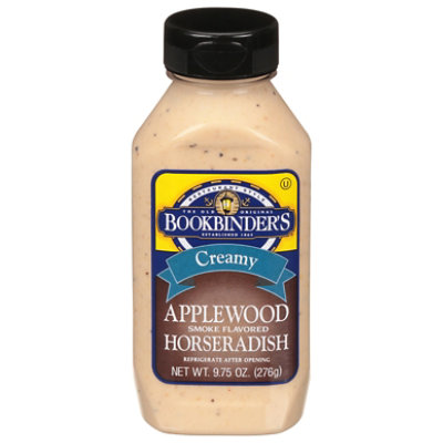 Bookbinders Horseradish Applwd Smk Cr - 9.75 Oz - Image 1