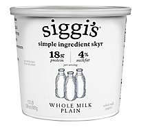 siggi's Skyr Icelandic Strained Whole Milk Plain Yogurt - 24 Oz