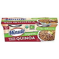 Minute Rice Ready To Serve Organic Quinoa White & Red Sleeve - 8.8 Oz - Image 1