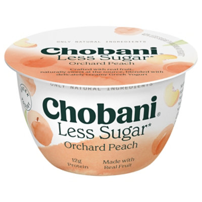 Chobani Yogurt Greek Less Sugar Clingstone Peach - 5.3 Oz - Image 2