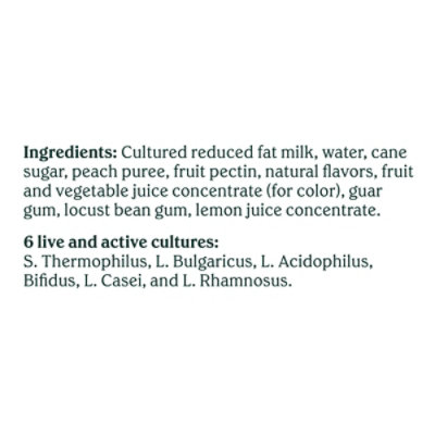 Chobani Yogurt Greek Less Sugar Clingstone Peach - 5.3 Oz - Image 4