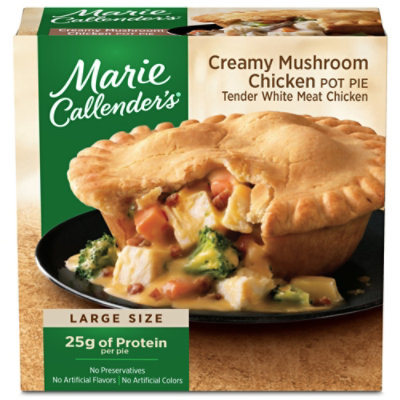 Marie Callender's Creamy Mushroom Chicken Pot Pie Frozen Meal - 15 Oz - Image 1