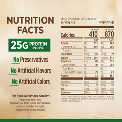 Marie Callender's Creamy Mushroom Chicken Pot Pie Frozen Meal - 15 Oz - Image 4