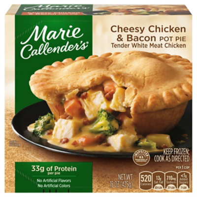 Marie Callender's Cheesy Chicken & Bacon Pot Pie Frozen Meal - 15 Oz