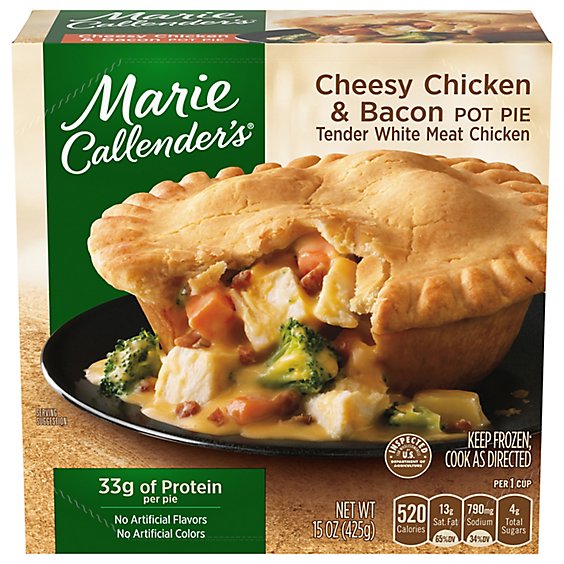 Marie Callender's Cheesy Chicken & Bacon Pot Pie Frozen Meal - 15 Oz