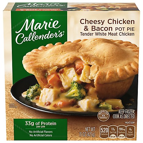 Marie Callenders Cheesy Chicken And Bacon Pot Pie - 15 Oz