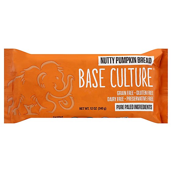 Base Culture Bread Pumpkin Loaf - 12 Oz
