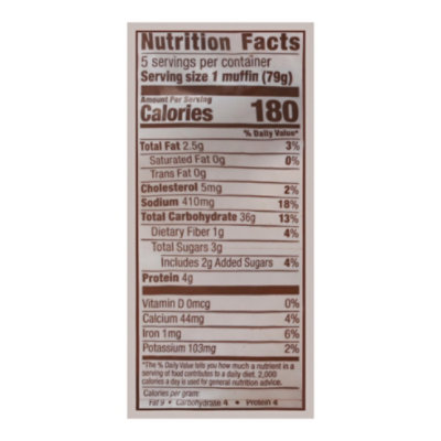 Canyon Bakehouse Muffins English Original 5 Count - 14 Oz - Image 4