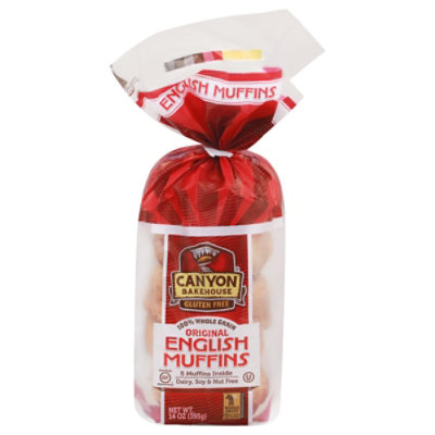 Canyon Bakehouse Muffins English Original 5 Count - 14 Oz