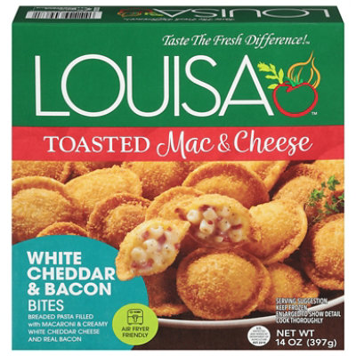 Louisa Toasted Mac & Cheese White Cheddar & Bacon - 14 Oz - Image 2